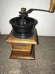 Manual Coffee Grinder Mini Vintage Wooden Bean Decoration Display. Fixed Price $13.36.
