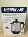 Farberware Electric Coffee Percolator FCP240 Stainless Steel Basket Automatic. Fixed Price $56.99.