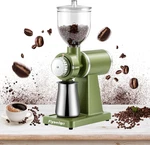 Automatic Burr Coffee Grinder - Stainless Steel Espresso Mill, Pea Green. Fixed Price $166.99.