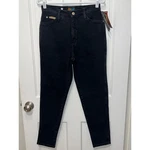 Nwt Action West Vintage High Rise Tapered Leg Jeans Black Denim Size 9/10. Fixed Price $20.00.