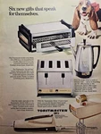 1967 Toastmaster Print Ad - Small Kitchen Appliances Gifts Basset Hound Woof!. Fixed Price $14.77.