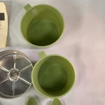 Cornwall Avocado Coffee Percolator Only - Int. Parts/inst/cups And Spoons. Fixed Price $19.99.