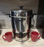 Mr Coffee Cup Silver Commercial Brewer CBTU45 1400 Watts 120V- Tested. Fixed Price $75.00.