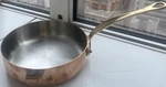 Mauviel M'heritage M'150 B Copper Saute Pan 1.9QT. Fixed Price $250.00.