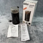 Braun Aromatic Coffee Grinder Ksm 2B Black Capacity 2.5 Oz Tested Works W242. Fixed Price $24.95.