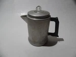 Vintage Mirro Aluminum 490 1/2 Camping Coffee Pot Percolator Qt. Fixed Price $12.95.