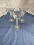 Old Martini Glasses/set Of 3. Fixed Price $14.95.