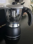 Bialetti Mukka Express Vetro Glass Espresso Cappuccino Maker Stovetop. Fixed Price $95.99.