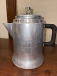 Vintage Mirro 492-M 2-QUART Aluminum Coffee Percolator Mid-century Usa. Fixed Price $29.00.