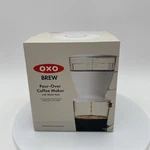 Open Box Oxo Brew Single Serve Pour-over Coffee Maker, 12 Oz, White Free Ship. Fixed Price $24.99.