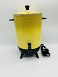 Vintage Mirro Matic Electric Percolator, 30-CUP, M-0131-35 Yellow. Fixed Price $18.99.