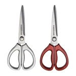 Farberware Classic 2 Piece Stainless Steel Kitchen Shear Scissor Set With Metall. Fixed Price $19.26.