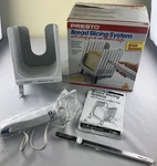 Presto Bread Slicing System Guide With Electric Knife Model O3823 Works. Fixed Price $39.99.