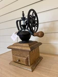 Vintage La Cimbali Ampia Granzia Brass Finish Coffee Mill Grinder. Fixed Price $169.00.