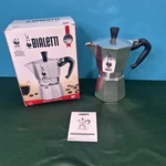 Italian Bialetti Moka Express 6-CUP Stovetop Coffee Espresso Maker Read Desc. Fixed Price $35.75.