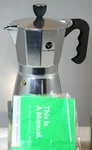 Vremi Stovetop Espresso Maker Moka Pot Chrome New No Box. Fixed Price $24.99.