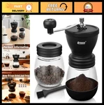 Adjustable Manual Coffee Grinder - 48 Settings, 80G Capacity, Conical Burr Mill. Fixed Price $30.99.