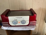 Nostalgia Electrics Concession Style Red Hot Dog Maker/roller Used, Works Well. Fixed Price $36.99.