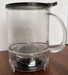 Teavana Perfectea Maker Black 16OZ Loose Leaf Brew Steep. Fixed Price $13.99.