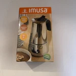 Imusa Espresso Stainless Steel Stovetop 6 Cup Silver Coffeemaker. Fixed Price $18.04.