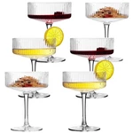 6 Pcs Ribbed Coupe Cocktail Glasses, 10 Oz Classic Old Styling Martini Set. Fixed Price $49.37.