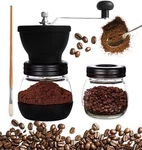 Mixpresso Manual Coffee Grinder Set, Hand Mill With Conical Ceramic Bu.... Fixed Price $28.99.