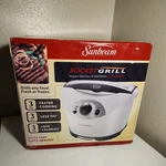 Sunbeam Rocket Grill Model RG24 Fresh Or Frozen Food Minutes White. Fixed Price $39.00.