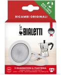 Bialetti 3 Gaskets (rubber Rings) 1 Filter Plate Replacement For Moka + 4 Cups. Fixed Price $29.99.
