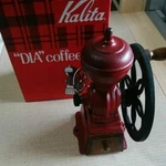 Kalita Dial Mill Red 42137 Cast Iron Coffee Grinders Kitchen Maker Analog. Fixed Price $224.23.