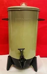 Vintage Electric Coffee Percolator 33 Cup Avocado Green M9293-37 Micro Magic. Fixed Price $25.00.