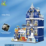 Moc City Corner Coffee Shop Architecture Style Street View Micro Building Blocks. Fixed Price $75.99.