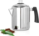 Stainless Steel Stovetop Coffee Percolator 37OZ 5 8 Cup Camping Pot. Fixed Price $37.69.