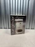 Capresso Coffee Grinder Model 551 Burr Adjustable Cups Electric - White. Fixed Price $34.95.