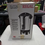Regal Ware Automatic Percolator Urn K7030 10 Cup Electric Coffee Maker. Fixed Price $19.99.