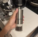 Manual Coffee Grinder Ceramic Conical Burr 5 Settings Portable Espresso, New Usa. Fixed Price $14.09.