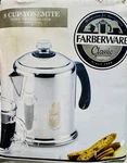 Farberware 50124 Yosemite 8-CUP Classic Stainless Steel Coffee Percolator. Fixed Price $28.79.