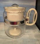 Vintage Gemco Coffee Perculator Heat Resistant Stove Top Made Usa. Fixed Price $21.54.