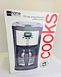 Cooks Essentials 12-CUP Programmable Digital Drip Coffee Maker And Mr Pot. Fixed Price $44.10.