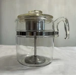 Vintage Pyrex Flameware 7759 B Cup Glass Coffee Pot Percolator Complete. Fixed Price $79.60.