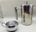 Mira Stainless Steel French Press, Coffee Maker 20OZ. 1 Free Creamer Cup. Fixed Price $15.95.