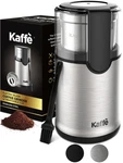 Kaffe Electric Coffee Blade Grinder W/removable Cup 4.5OZ Stainless Steel W/cle. Fixed Price $32.69.