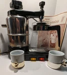 Signor Cappuccino Ii Espresso Machine CXE25 Working + Carafe & Cups 26.3.29-30. Fixed Price $84.99.