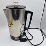 Coffee Electric Percolator Dazey Perk Stainless Steel Maker 12 Cup Vtg. Fixed Price $18.61.