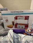Nostalgia Electrics Hot Dog Roller Clean Grill Model RHD800 & Bun Warmer Nib. Fixed Price $49.99.