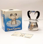 Vintage Italian Moka Espresso Coffee Maker Irmel Nova 4 Cups. Fixed Price $200.30.