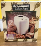 New 1998 Breadman Deluxe Rapid Home Healthy Loaf Baker Maker TR444. Fixed Price $74.99.