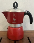 Bialetti Dama Red Stovetop Espresso Induction Maker P37. Fixed Price $29.99.