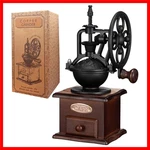 Antique Vintage Manual Coffee Grinder Hand Crank Wooden Bean Mill. Fixed Price $55.94.