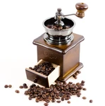 Manual Coffee Bean Spice Herbs Vintage Retro Hand Grinder Wooden Burr Mill New. Fixed Price $19.26.