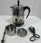 Farberware Cup Electric Coffee Percolator Model Fcp 280 Tested Clean!. Fixed Price $29.99.